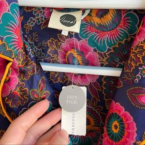 Anthropologie silk top